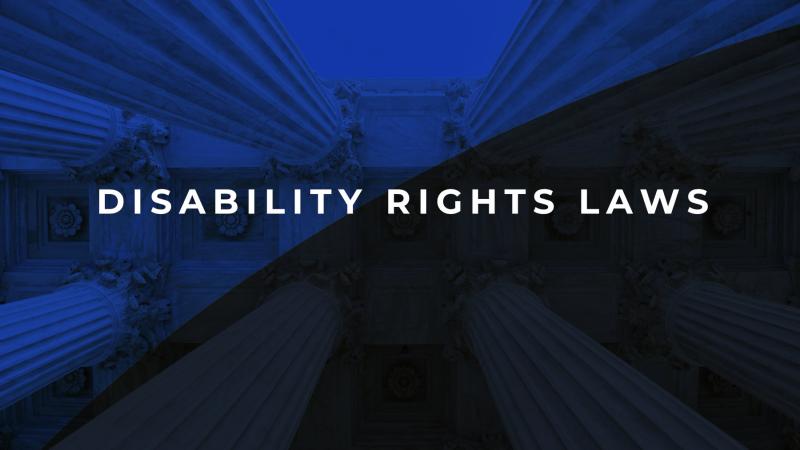 Disability rights laws text