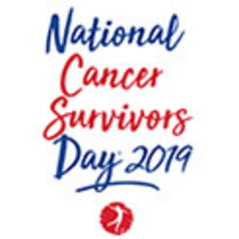 The logo for National Cancer Survivors Day 2019