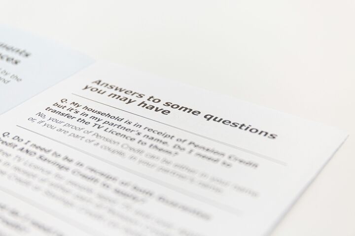 a close up of a paper titled Answers to some Questions You May Have with some text below